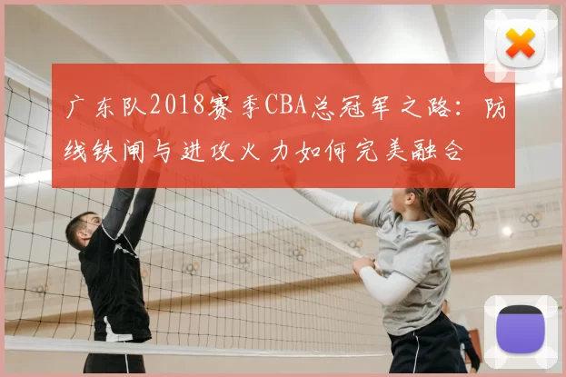 广东队2018赛季CBA总冠军之路:防线铁闸与进攻火力如何完美融合